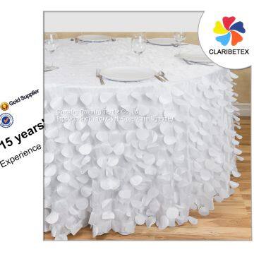 Круглый венчальный столовой покрывал photo-2