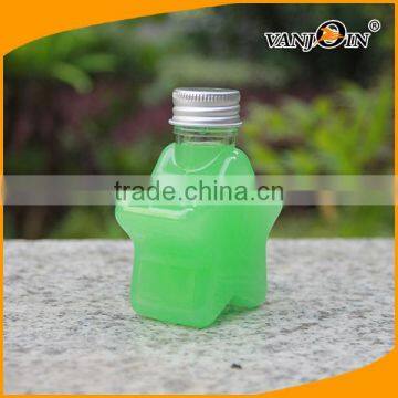 Star Shape Cold Press Juice Bottles With Metalized Cap photo-4