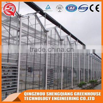 Factory Direct Steel Frame Glass Greenhouse Fertilization System for Sale photo-4