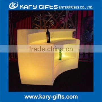 Commercial RBG Color Changeable Rechargeable Luminous Outdoor Bar Counter for Sale photo-2