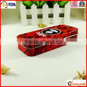 High Quality Hinged Pen Packing Tin Box photo-6