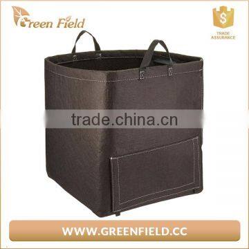 Green Field Durable High Qualitysquare Root Felt Fabric Nursery Grow Bag photo-2