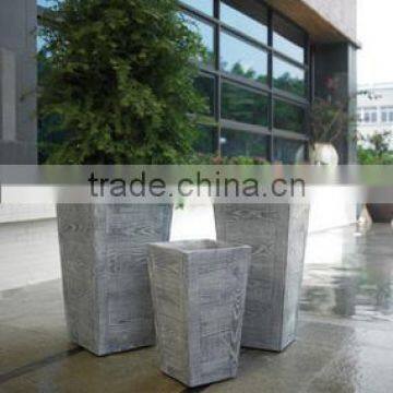 Sigma General Used Outdoor Garden Square Flower Pot Fiberglass Cement Planter Pots photo-2