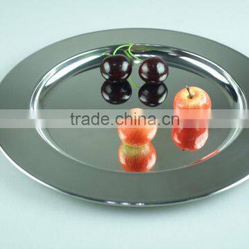 Round Plate Stainless Steel Buffet Trays With Multi Size photo-2