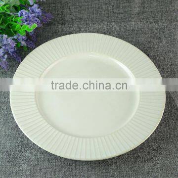 Stocked New Arrival Durable Restaurant Fine Ceramic Plate Cooking Ceramic Pasta Plate photo-2