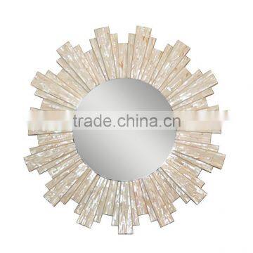 High quality best selling Decorative MOP round wall Mirror