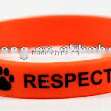 New Disign Clover Rubber Charm Wristband Band Fashion Silicone Bracelet photo-2