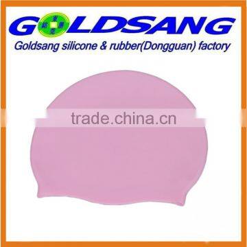 Customized Logo Printed Silicone Swimming Cap for Adults photo-2