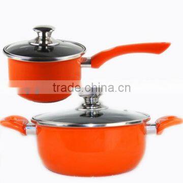 Multi-function cooking pot set with color