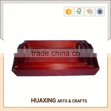 Bottom price wholesale cheap decorative wooden trays