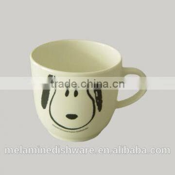 Free sample unbreakable eco promotional children melamine cup with handle