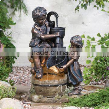 New Design Popular High Quality Outdoor Boy and Girl Fountain (Custimized Service) photo-5