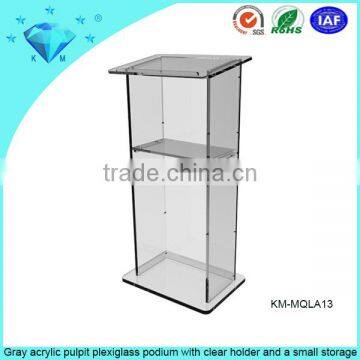 OEM LED Plexiglass Podium,Clear Acrylic Lecture,Perspex Podium photo-4
