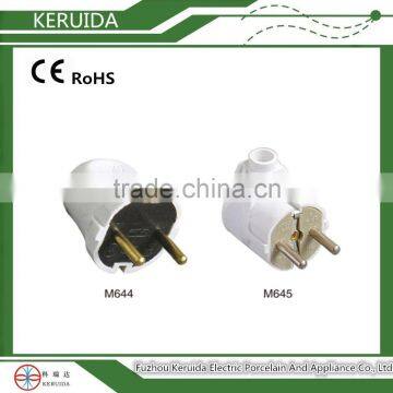 multi electric 2 round pin plug and sockets M644