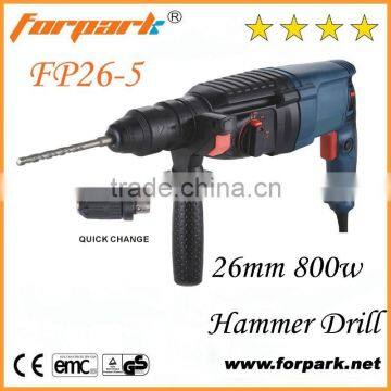 Forpark power tools hammer drill 26mm electric hammer drill