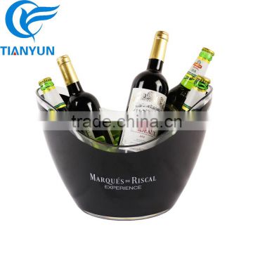 8L double wall plastic ice buckets for wine