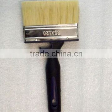 plastic handle white bristle and small hollow filament paint brush / ceiling brush