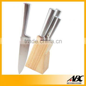Convenient Stainless Steel 5pcs Knife Block Set photo-6