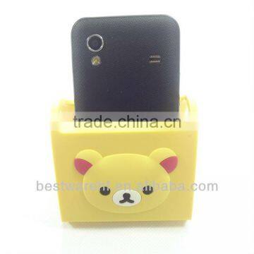 Funny foldable pvc mobile phone stand,pvc mobile phone holders