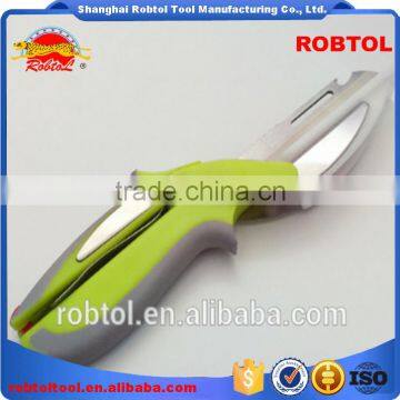6 in 1 Kitchen Clever Scissors Shears Multi Function Clever Cutter Food Choppers Smart Knife Board Vegetable Slicer photo-3