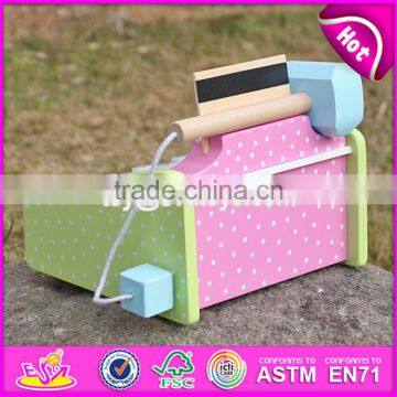 2017 New Design Children Preschool Wooden Toy Credit Card Machine W10A059 photo-5