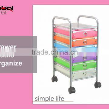 15 Drawers Storage Cabinet Organizer Rolling Storage Plastic Drawer Shoe Rack Trolley photo-2
