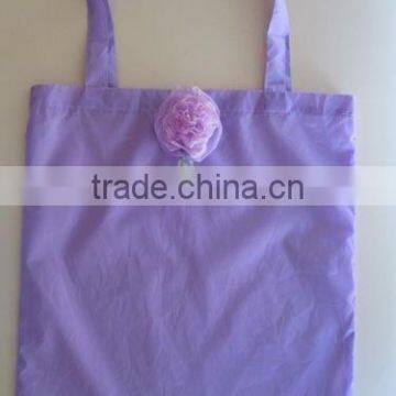 Rose Nylon Foldable Eco Storage Reusable Tote Housewife Shopping Bags photo-4