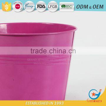 Decorative Plant Pot Covers Outdoor Metal Garden Galvanised Plant Pots photo-6