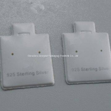 Wholesale/Customize jewelry display card for earrings necklace, earring card