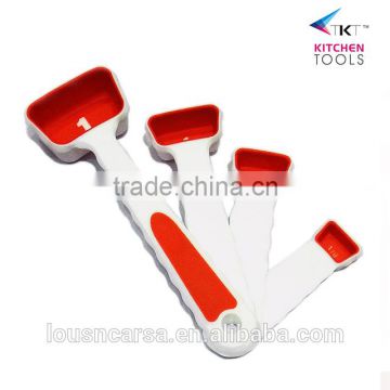 Set Of 4 Silicone Measuriing Cup Food Grade Material With High Quality Measuring Spoon Set