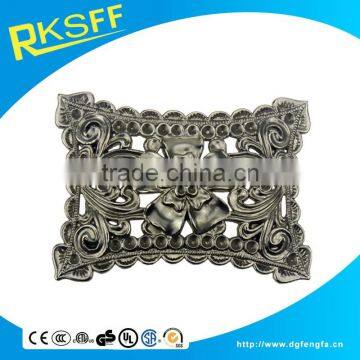 Carving Flower Shape Belt Buckle for Girl photo-5