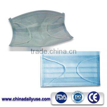 3 Ply non Woven Face Mask with loop fastening,disposable non woven medical face mask,Disposable Non Woven Face Mask