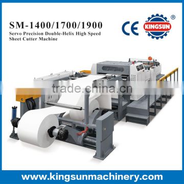 SM-1400 Automatic Double Rotary Blade Paper Roll Sheeting Machine