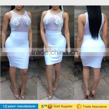 women sexy hollow out party night club gown dress