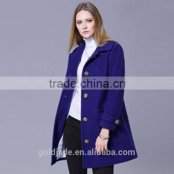 2016 Fashion Design Elegant Long Sleeve Outwear Winter Coats For Women
