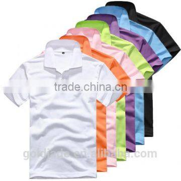 High Quality Custom Men's Boy Short Sleeve Golf Polo T-shirt Multi Colors polo shirt