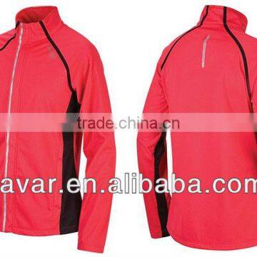 Red Women 5000mm waterproof windproof promotional softshell jacket plus size