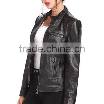 New Arrival American Style Custom Made Cow Leather Jacket Wholesale Price photo-4