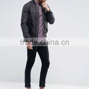 High Quality Custom Long Sleeve Button Placket Men's Polyester Viscose Stretch Knit 200g Slim Fit Casual Purple Polo Shirt photo-4