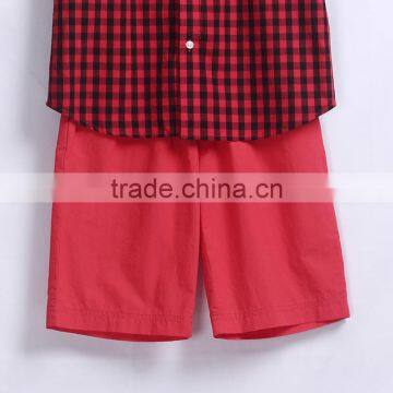 Wholesale Tailored Summer School Plaid Shirt Made Children Shirt photo-3