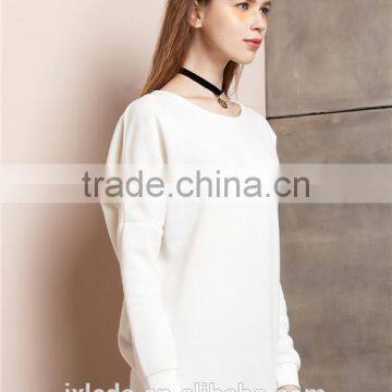 European Style Fashion Print Custom Letters Long Sleeve Fleece Joker Contracted Comfortable Hoodie Top for Women photo-3