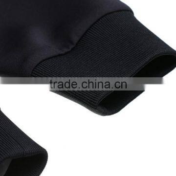 Fashion Printing O-neck Long Sleeve Black Thin Pullover Jersey t Shirt for Men photo-5