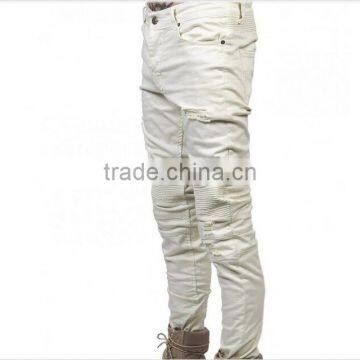 Biker Jeans Blue Denim Jeans Pants(lotbike024) photo-3