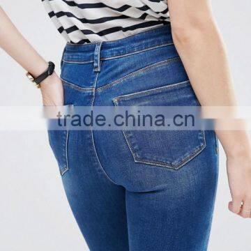 Ladies Jeans Top Design New Style Jeans Pent Women Denim Jeans photo-3