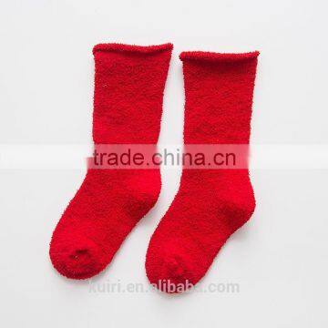 Baby Boy Girl Cotton Winter Slip Socks Kids Children Thicken Socks Toddler New Born Long Snow Pattern photo-5