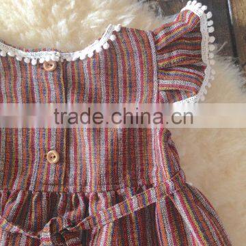 Girls Boho Tassles Cotton Dress Kids Back to School Dress photo-3