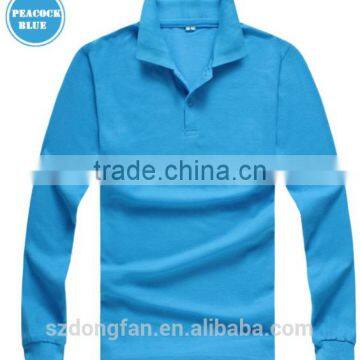 2016 New Brand Men's Long Sleeve Polo Shirt Man's Sloid Color Causal Polo Shirts photo-4