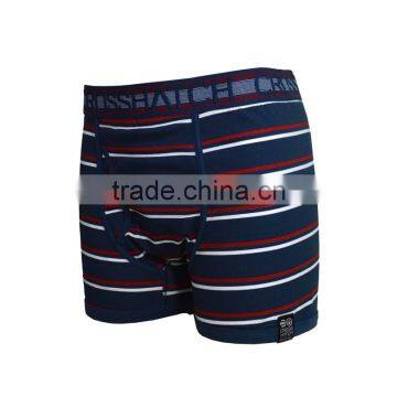 Men Underwear Sexy Custom Boxer Briefs for Men Striped Underwear photo-2