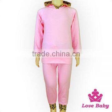 2017 Spring Sweet Girls Clothes Sets Cotton Girl Suit Rabbit Ears Boutique Outfit Kids Comfortable Clothing photo-2