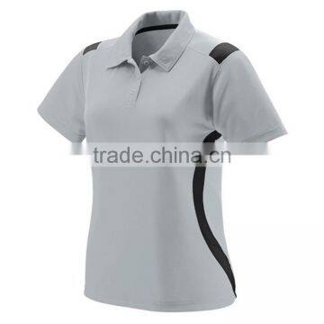 Fashion Design Wholesale 100% Polyester Dry Fit Sports Women Polo Shirts photo-3